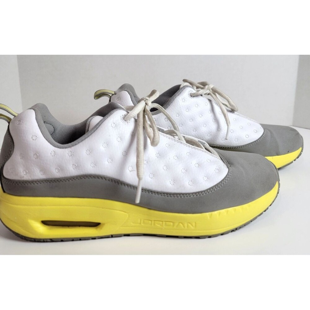 Nike Air Jordan CMFT Viz Air 13 GS 7Youth White Lemon Frost Light Silver
